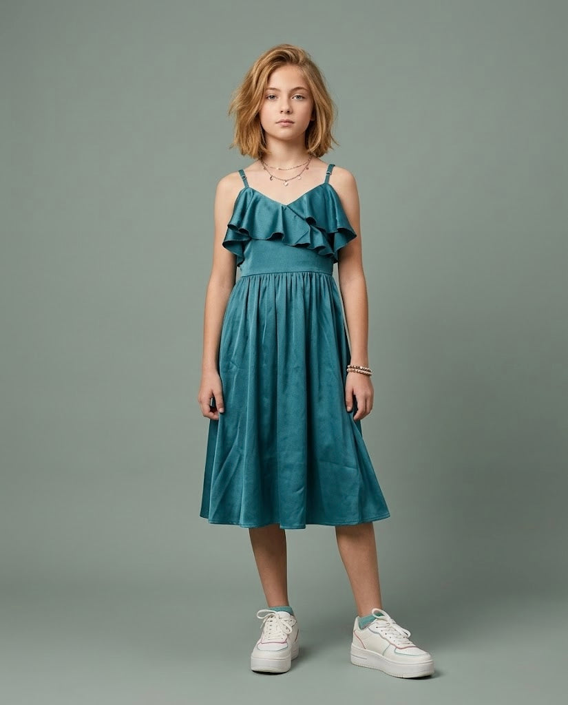 Girls Twilight Satin Dress