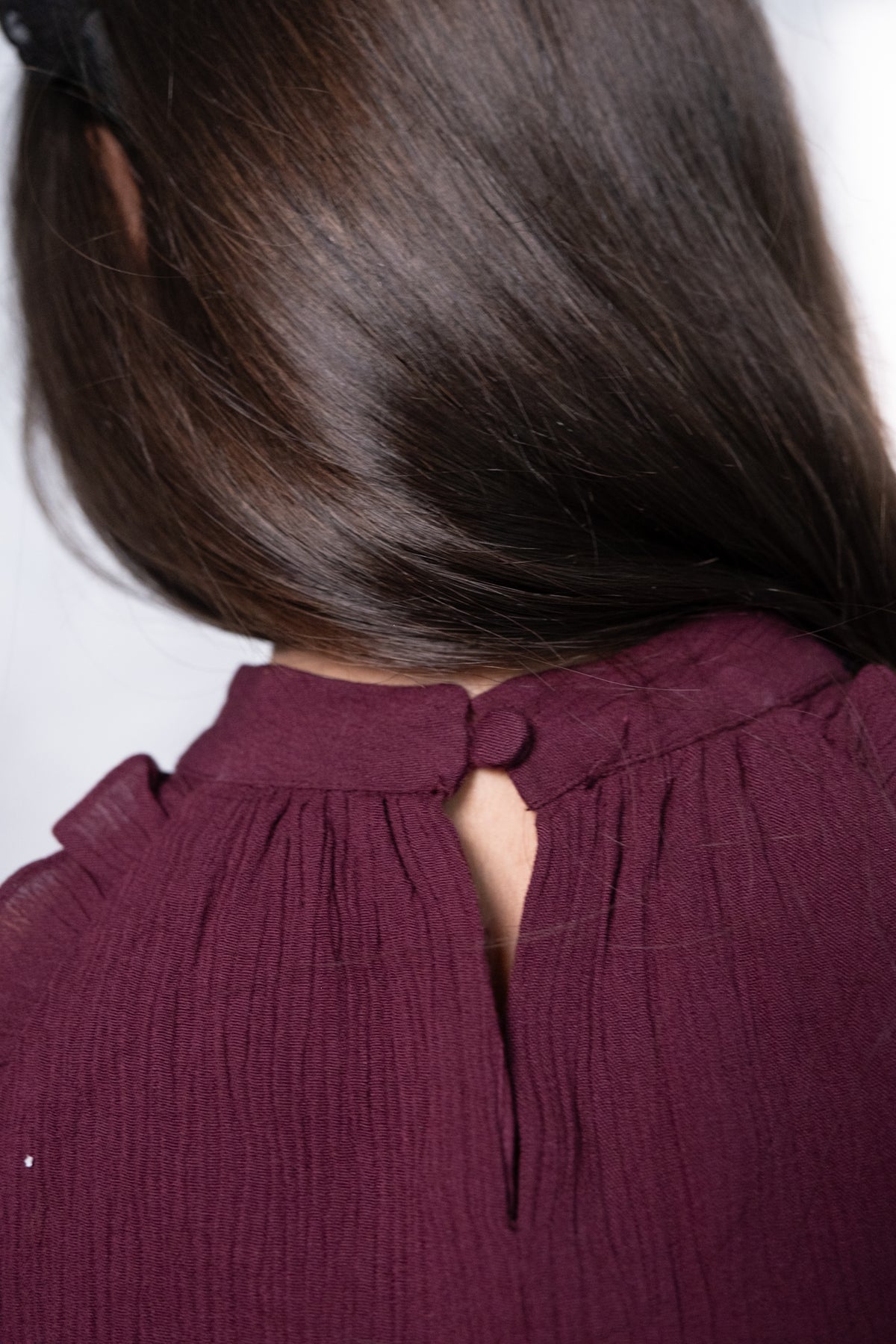 Berry Chic Crepe Co-ord Set – Maroon