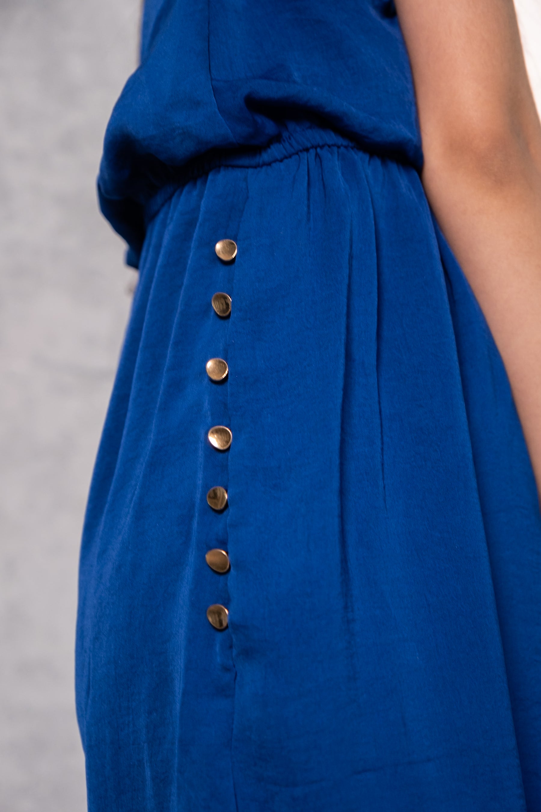 Ocean Breeze One-Shoulder Dress