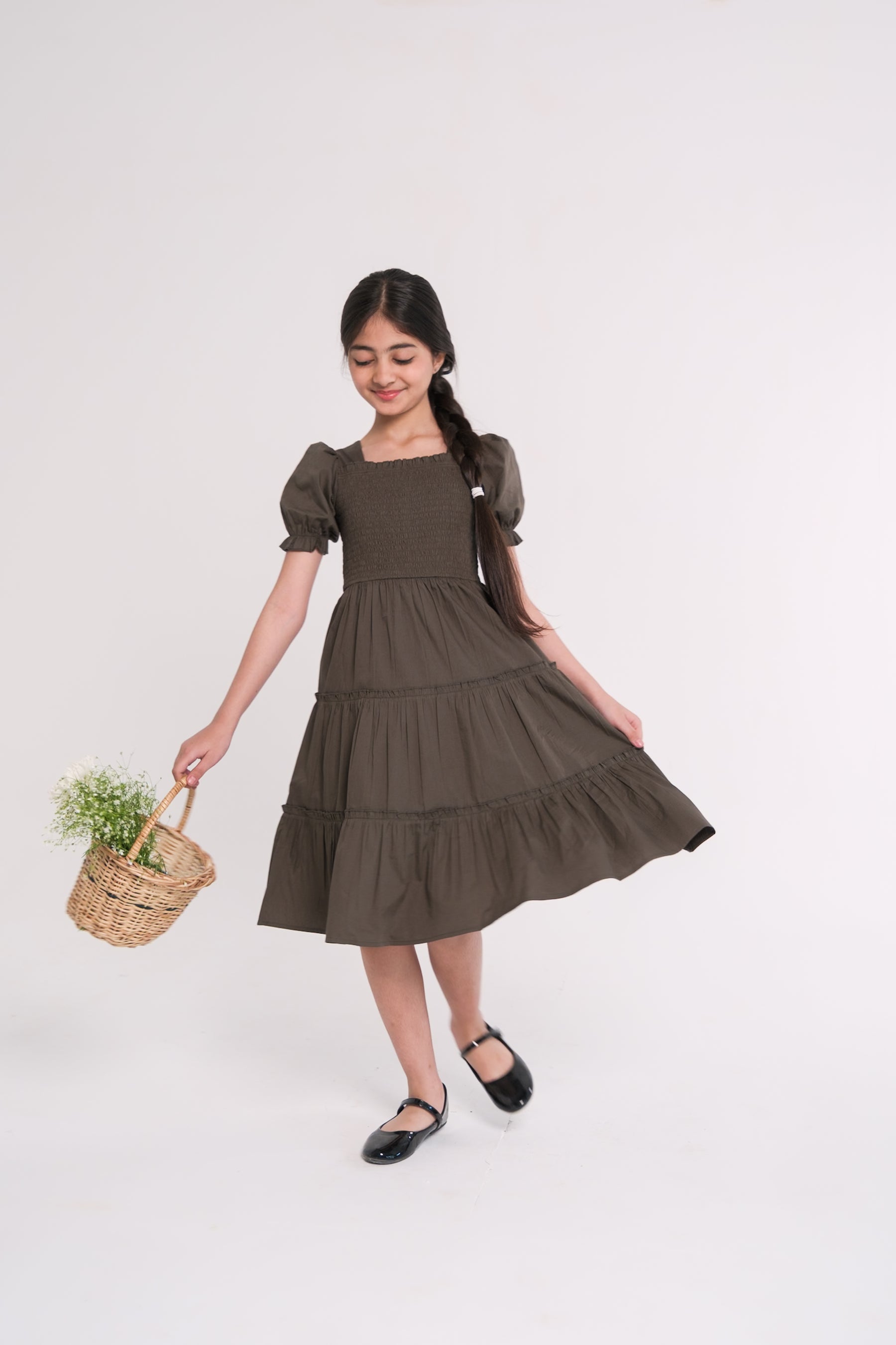 Olive Garden Smocked Dress