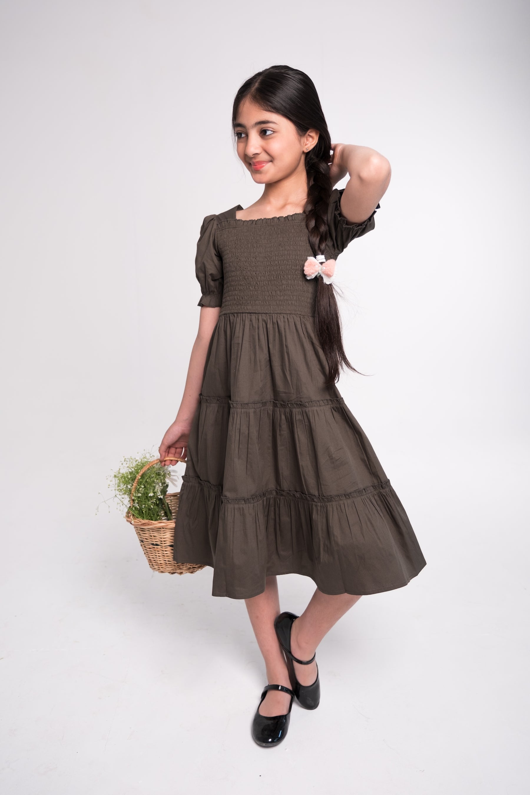 Olive Garden Smocked Dress