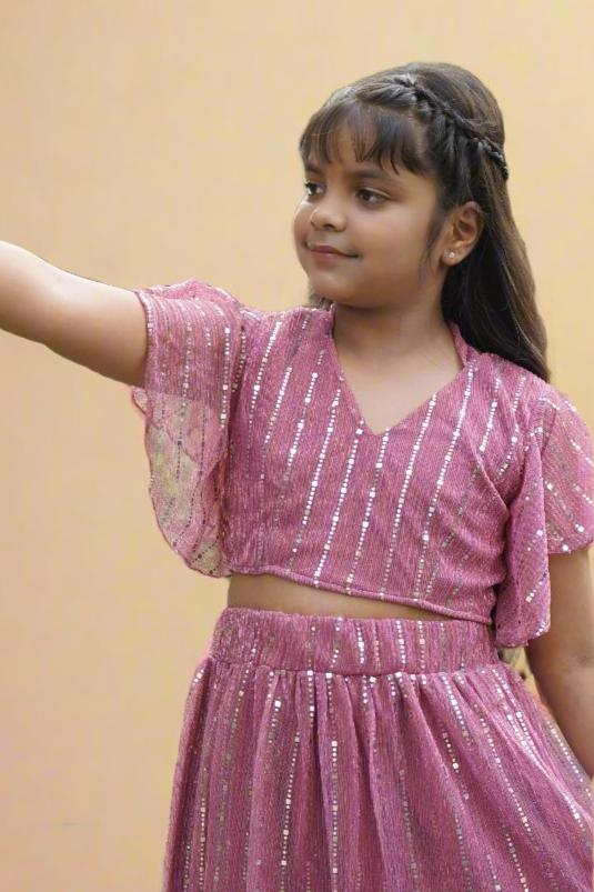 Girls Freesia Flow - Black & Gold