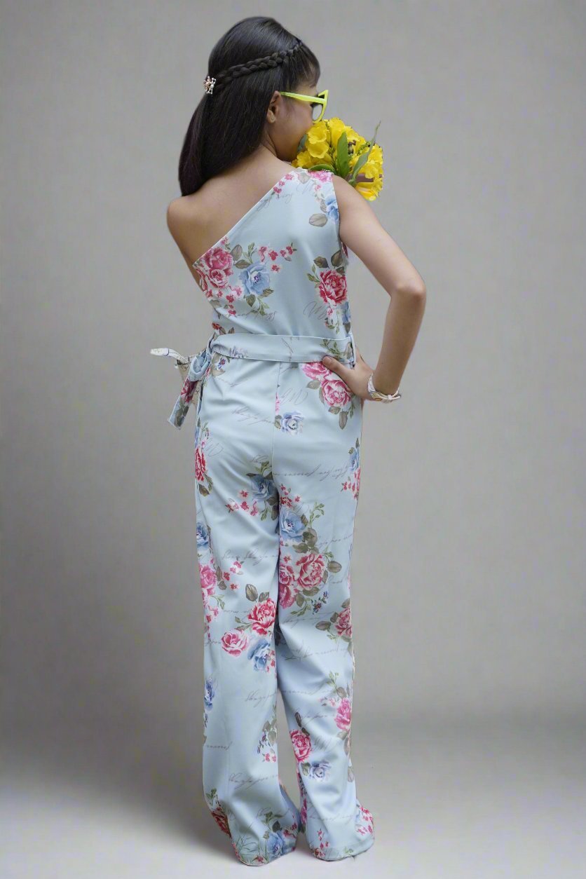 Girls Rosy Jumpsuit - Black & Gold