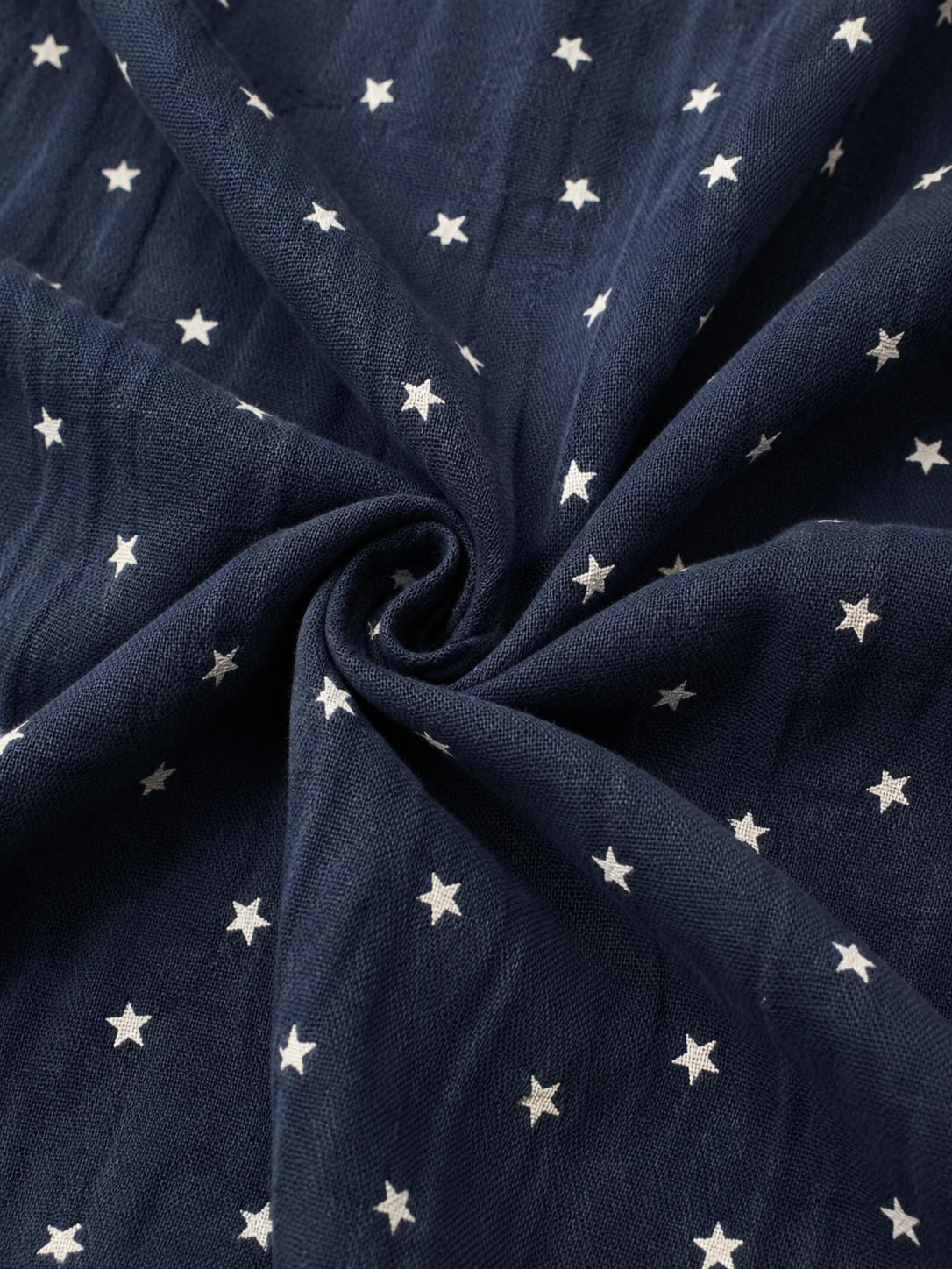 Pure Cotton Navy Textured Half Sleeve & Short Co-ord Set for Girls