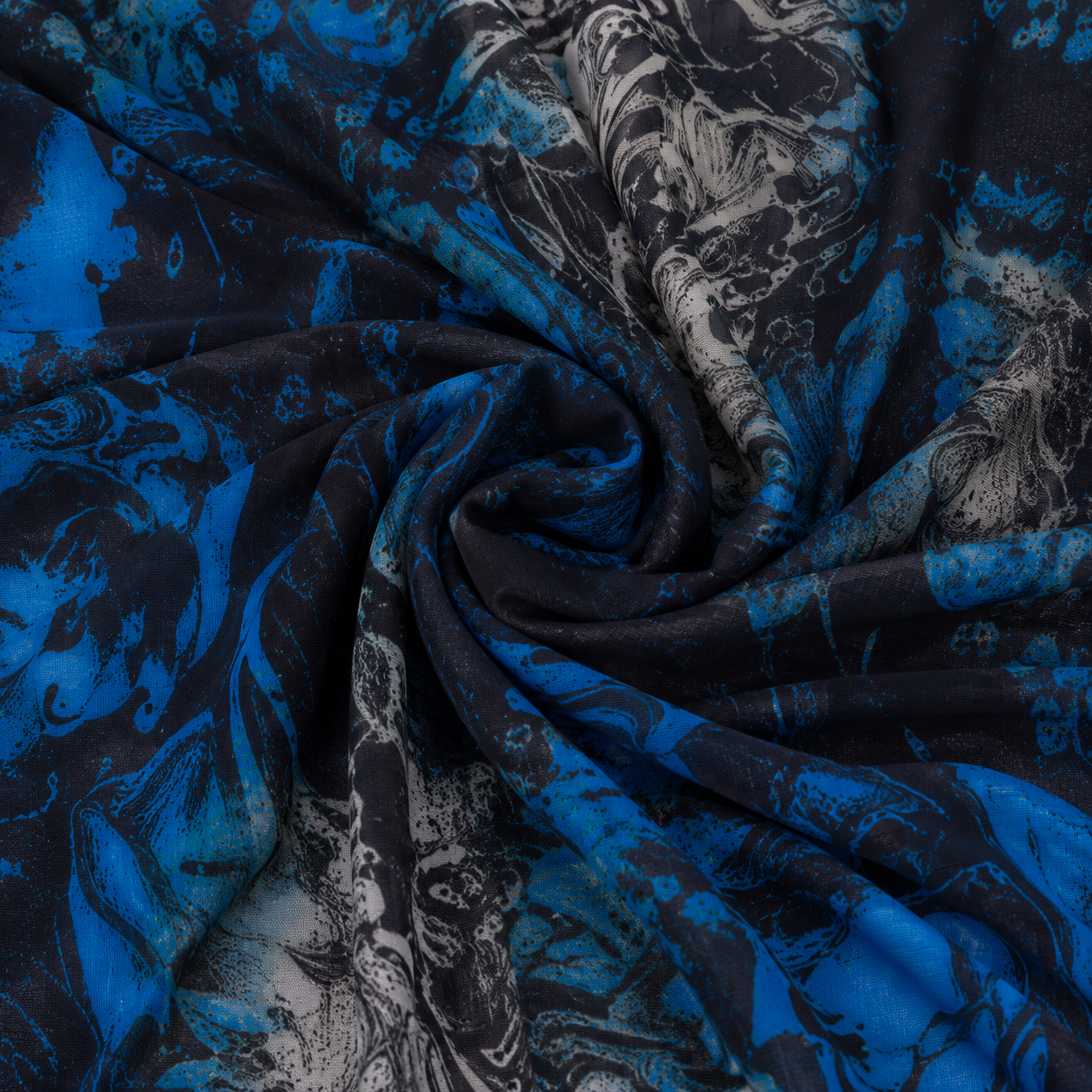 Digitally Printed A-Line Dress with Front Key Hole for Girls