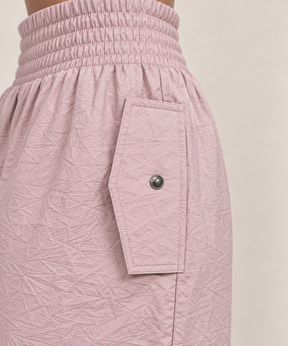 Stylish Light Pink Utility Cargo Jogger Pants for Girls