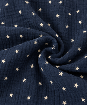 Pure Cotton Star Printed Navy Blue Shorts for Girls