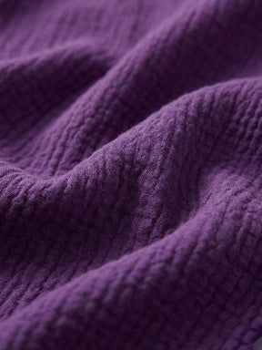 Electric Purple Pure Cotton Co-ord Set for Kids Girls