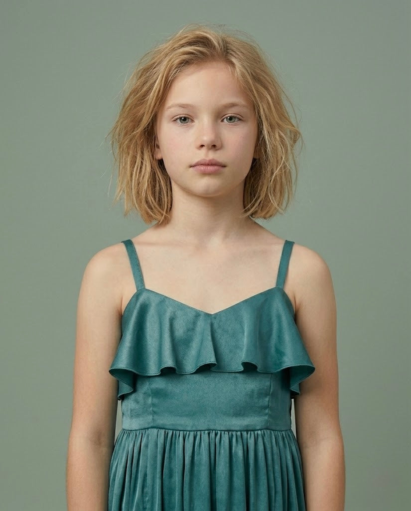 Girls Twilight Satin Dress