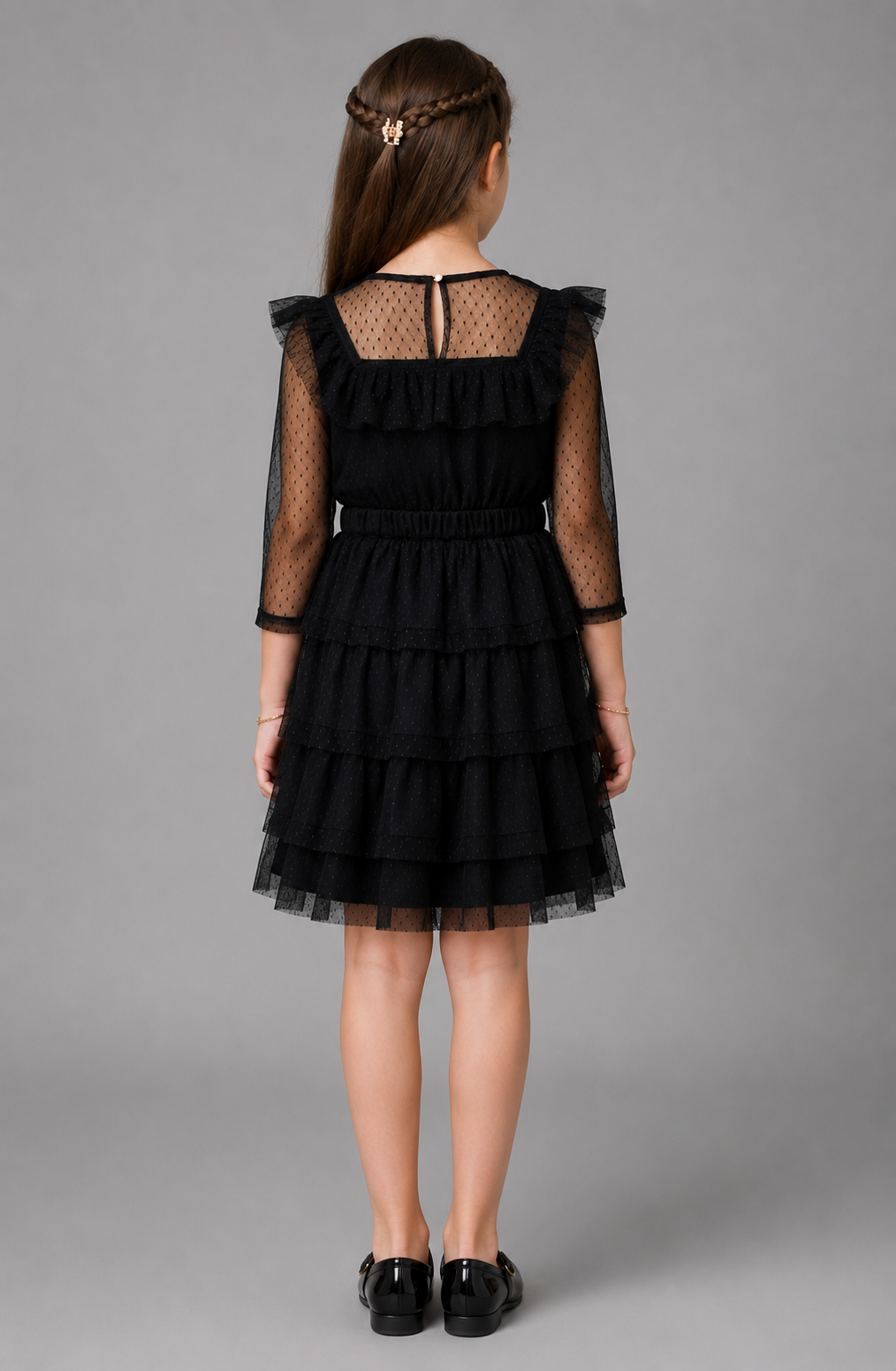 Girls Mystic Netting Dress