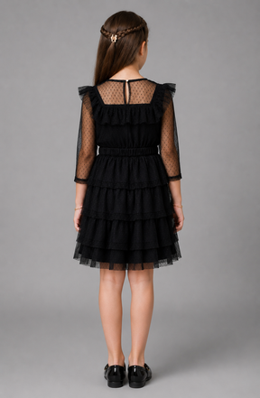 Girls Mystic Netting Dress