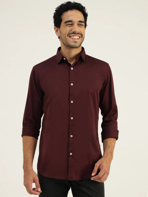 Briar Wine Cotton Satin Shirt - Black & Gold